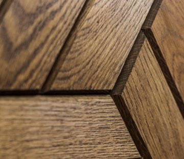 Деревянная мозаика для стен Crownwood Куба Венге WP3D22040