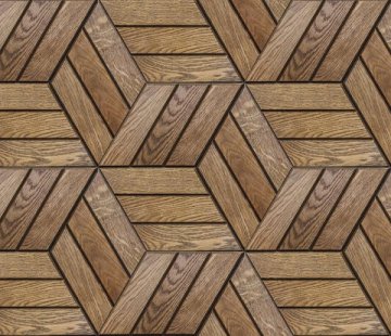 Деревянная мозаика для стен Crownwood Куба Венге WP3D22040