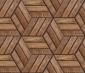 Деревянная мозаика для стен Crownwood Куба Мокко WP3D22050