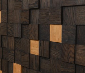 Деревянные стеновые панели Crownwood WP3D2R060 Студия Эбен