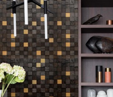 Деревянные стеновые панели Crownwood WP3D2R060 Студия Эбен