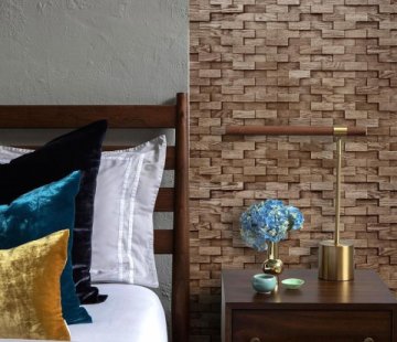 Деревянные стеновые панели Crownwood WP3D4040 Рубка