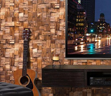 Деревянные стеновые панели Crownwood WP3D5051 Хауз мокко