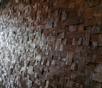 Деревянные стеновые панели Crownwood WP3D5051 Хауз мокко