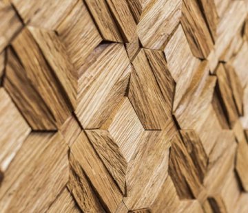 Деревянная мозаика для стен Crownwood Восток WP3D80131