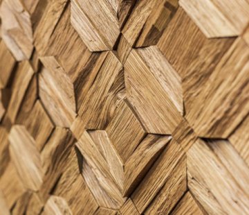 Деревянная мозаика для стен Crownwood Восток WP3D80131