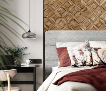 Деревянная мозаика для стен Crownwood Восток WP3D80131