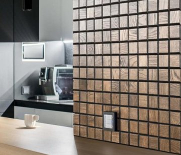 Деревянные стеновые панели Crownwood WP3D9040 Шоколад