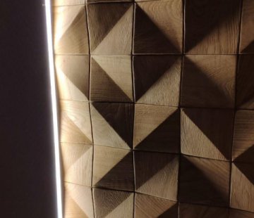 Деревянные стеновые панели Crownwood WP3DA020 Аравия натур