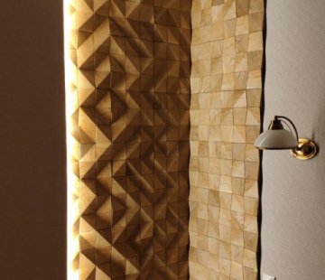 Деревянные стеновые панели Crownwood WP3DA020 Аравия натур