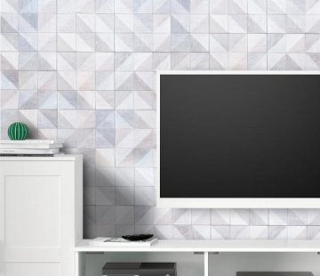 Деревянные стеновые панели Crownwood WP3DA030 Аравия Белая