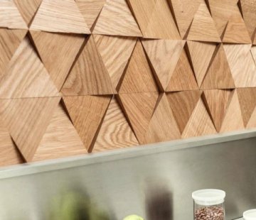 Деревянные стеновые панели Crownwood WP3DT021 Трой спил