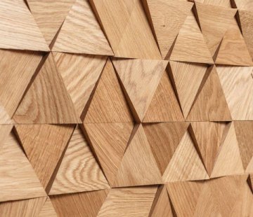 Деревянные стеновые панели Crownwood WP3DT021 Трой спил