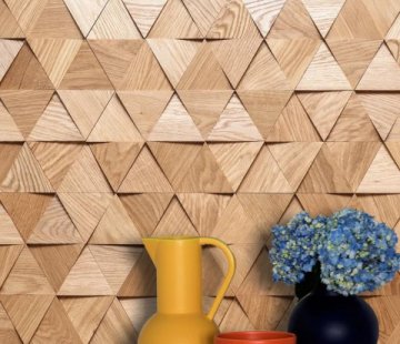 Деревянные стеновые панели Crownwood WP3DT021 Трой спил