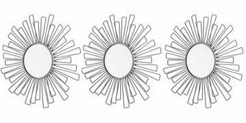 Зеркало Aviere 3 шт 29230