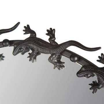 Зеркало Runden Ящерицы черные круглое V20014