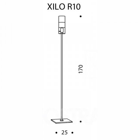 Торшер De Majo Xilo R10