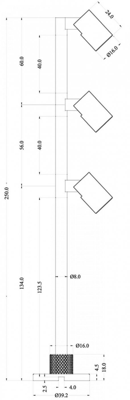 Торшер Deko-Light Herculis Triple 688042