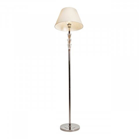 Торшер iLamp Alesti F2424-1 Nickel