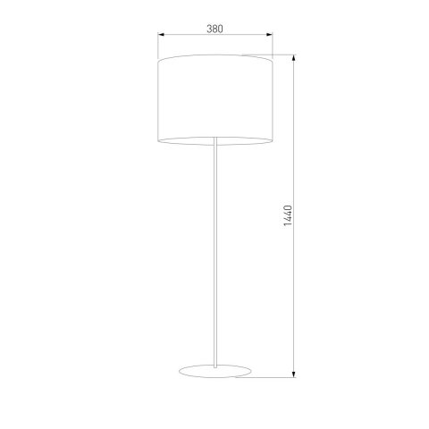 Торшер TK Lighting 5279 Tercino Blue