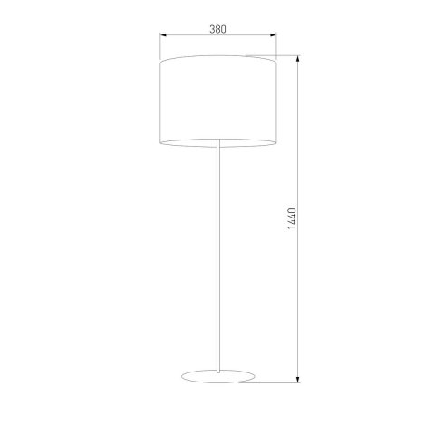 Торшер TK Lighting 5279 Tercino Blue