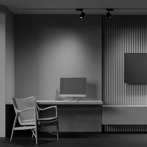 Трековый светильник Maytoni Technical Vuoro TR029-3-10W4K-S-B