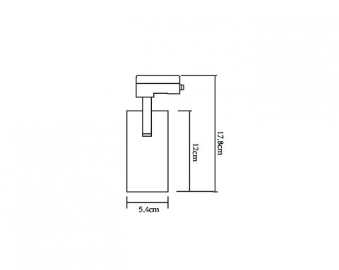 Трековый светодиодный светильник Arte Lamp A4568PL-1WH