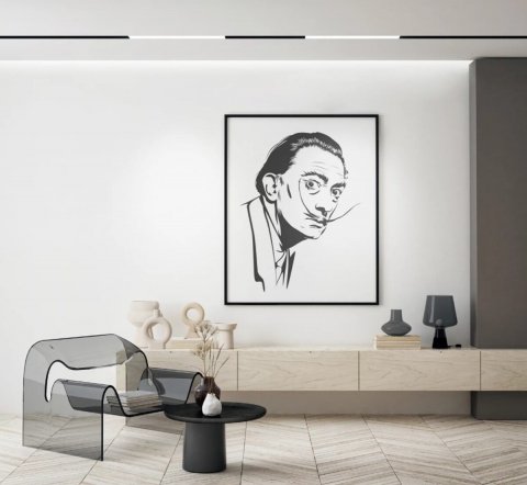 Трековый светодиодный светильник Denkirs DK8005-BK