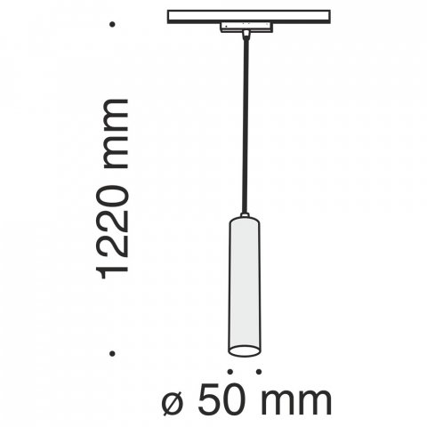 Трековый светодиодный светильник для магнитного шинопровода Maytoni Track Lamps TR016-2-12W3K-B