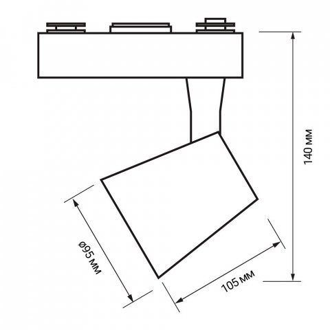 Трековый светодиодный светильник Jazzway PTR 0325 5010611