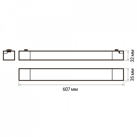 Трековый светодиодный светильник Jazzway PTR 1935 5035294