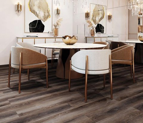 Виниловый SPC ламинат Stronghold ELTZ 8014-1 Дуб Тюильри