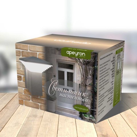 Уличный настенный светодиодный светильник Apeyron 12-132