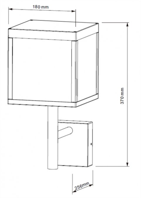 Уличный настенный светодиодный светильник Deko-Light Lacertae 731112