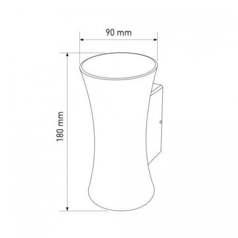 Уличный настенный светодиодный светильник Elektrostandard 1501 Techno LED a043951