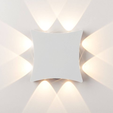 Уличный настенный светодиодный светильник Elektrostandard 1631 Techno LED белый a051822
