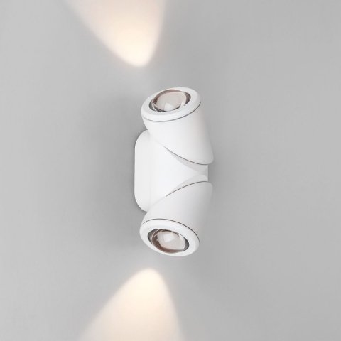 Уличный настенный светодиодный светильник Elektrostandard Gira 35127/D белый a056269