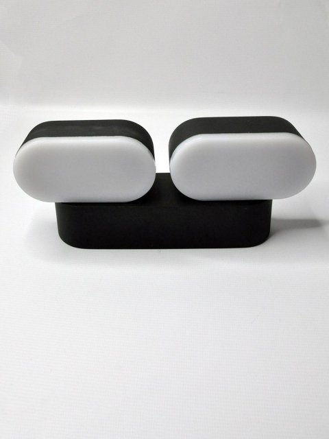 Уличный настенный светодиодный светильник Elvan GW-820A/2-12W-WW-Bk