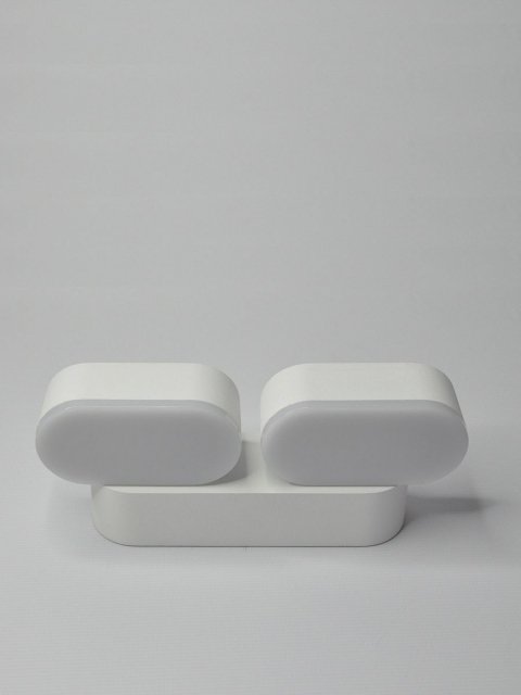 Уличный настенный светодиодный светильник Elvan GW-820A/2-12W-WW-Wh