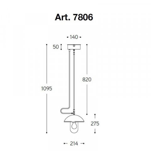 Уличный подвесной светильник Aldo Bernardi Foresteria 7806