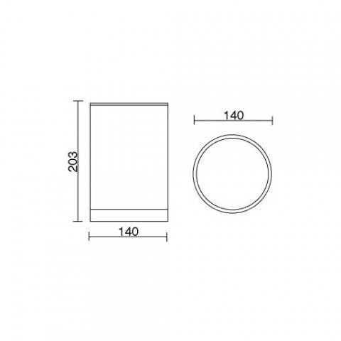 Уличный светильник Side Ceiling E5135