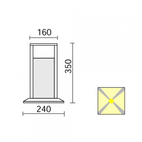 Уличный светильник Side Park E5631