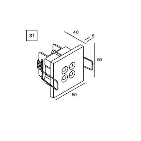 Уличный светодиодный светильник Delta Light Leds Go 302 10 21 Red Ano