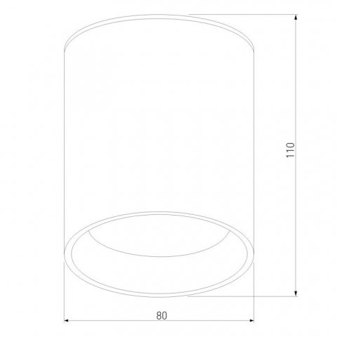 Уличный светодиодный светильник Elektrostandard Light Led 35130/H черный a056229