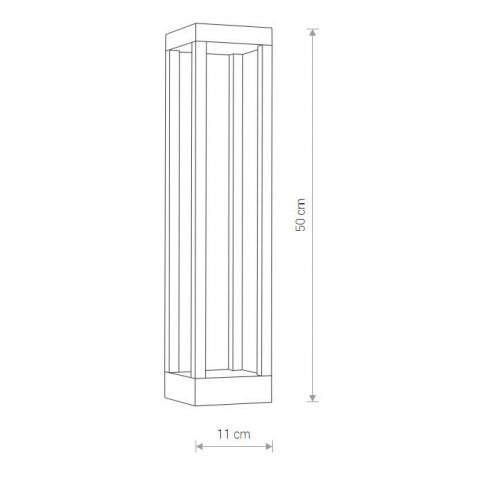 Уличный светодиодный светильник Nowodvorski Structure Led 8145
