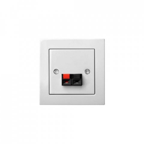 Аудиорозетка Liregus Epsilon белый 28-036