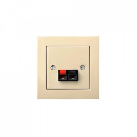 Аудиорозетка Liregus Epsilon бежевый 28-086