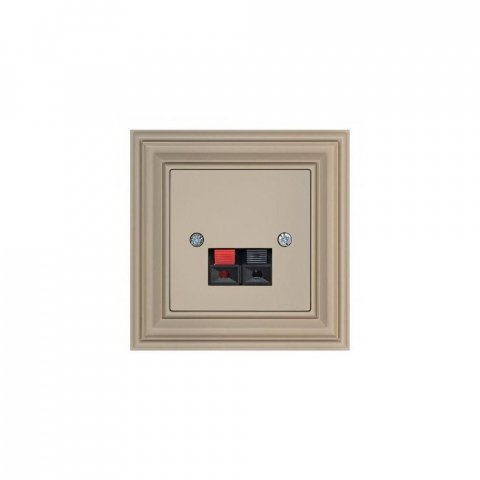 Аудиорозетка Liregus Retro кремовый омбре 29-141