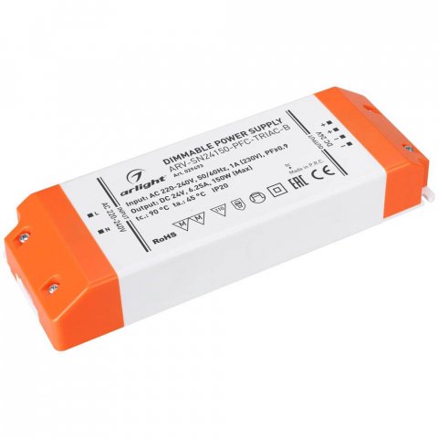 Блок питания Arlight ARV-SN24150-PFC-Triac-B 24V 150W IP20 6,25A 029493