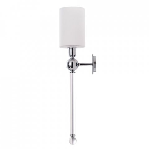 Бра Crystal Lux Mirabella AP1 Chrome/White